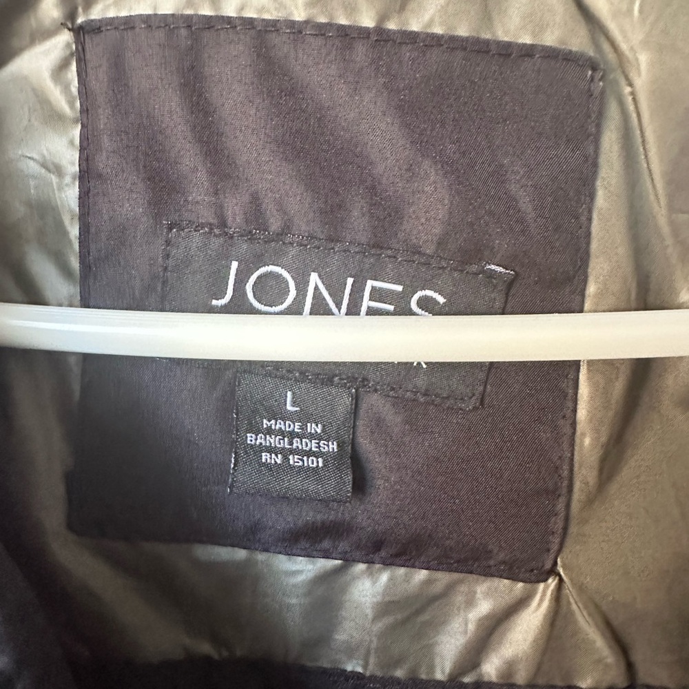 # 22 JONES NEW YORK BLACK HOODED JACKET - Picture 6 of 6